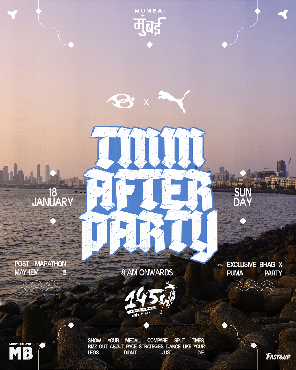 BHAG X PUMA Marathon AfterParty poster
