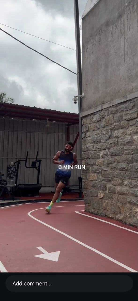 A member's Story of a 3 minute run on a red track in the Dark Aura Vest