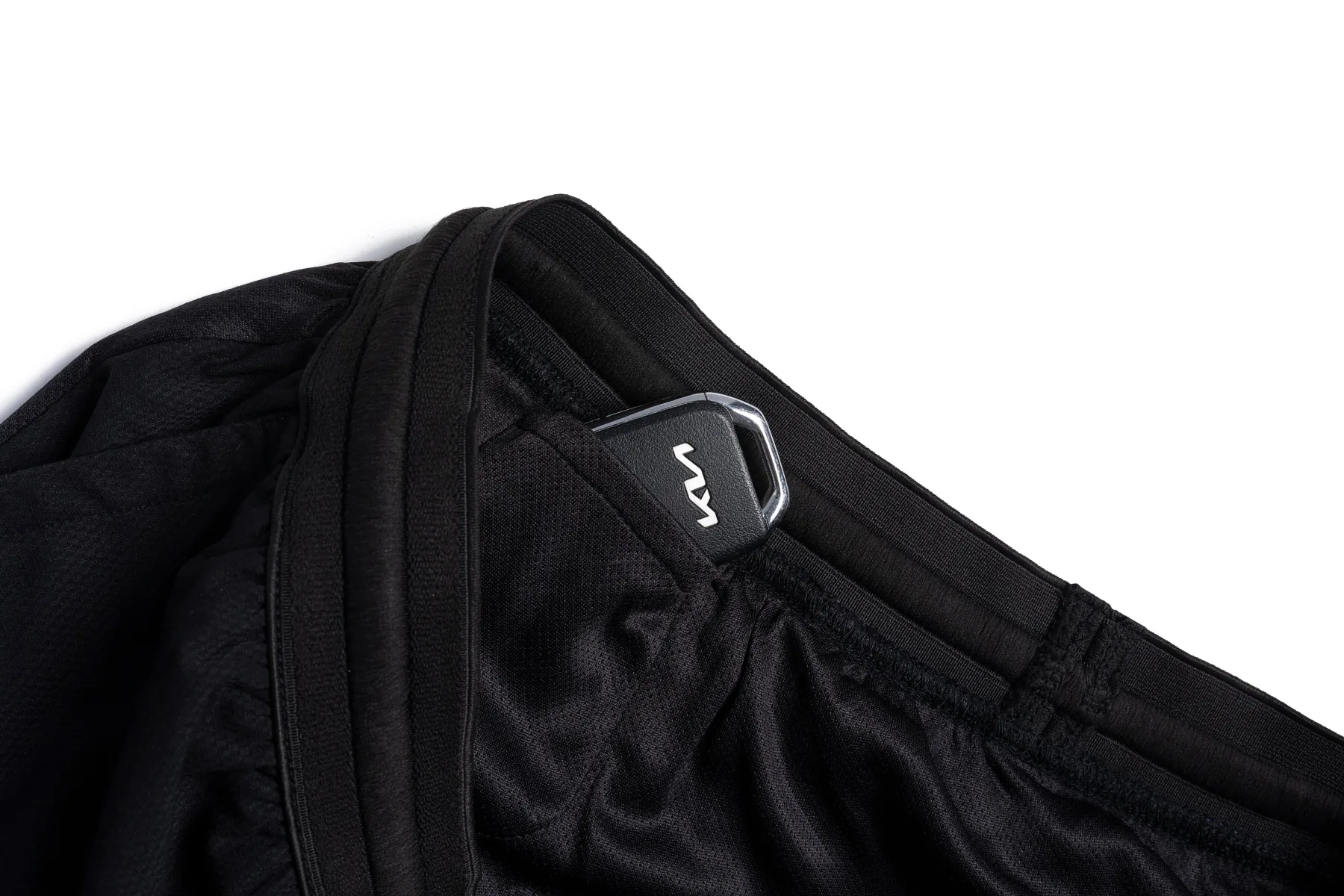Dark Aura Shorts - the key pocket inside the waistband
